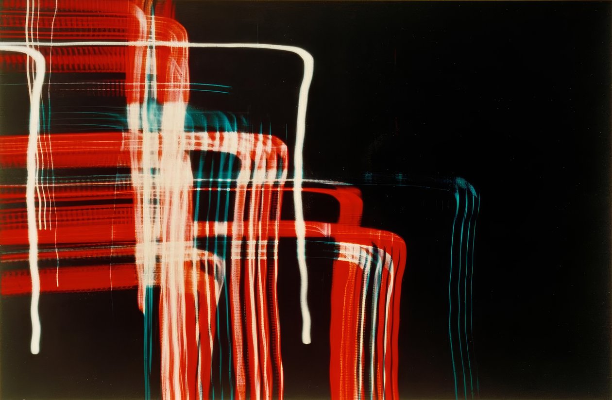 Bez názvu (Neonové nápisy, Chicago) od Laszlo Moholy Nagy