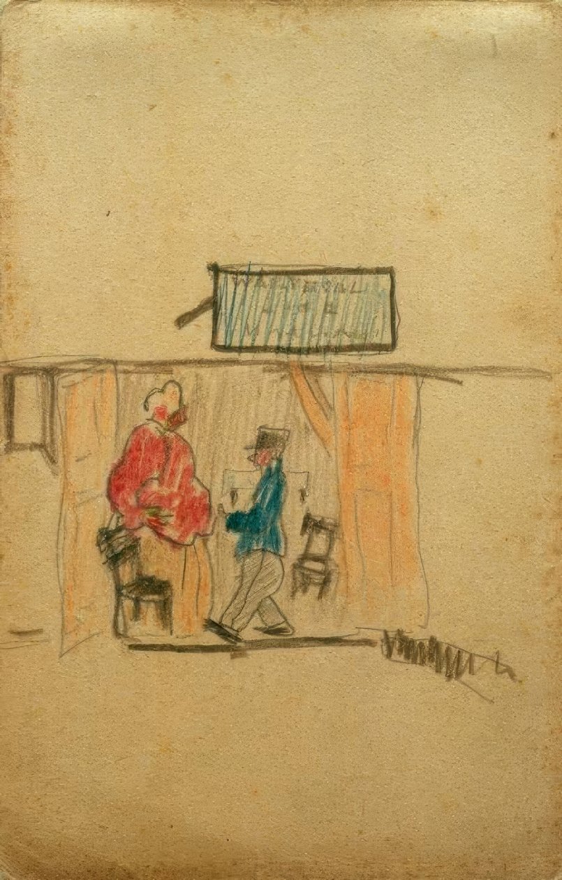 Bez názvu (voják před nafoukačkou) od Laszlo Moholy Nagy