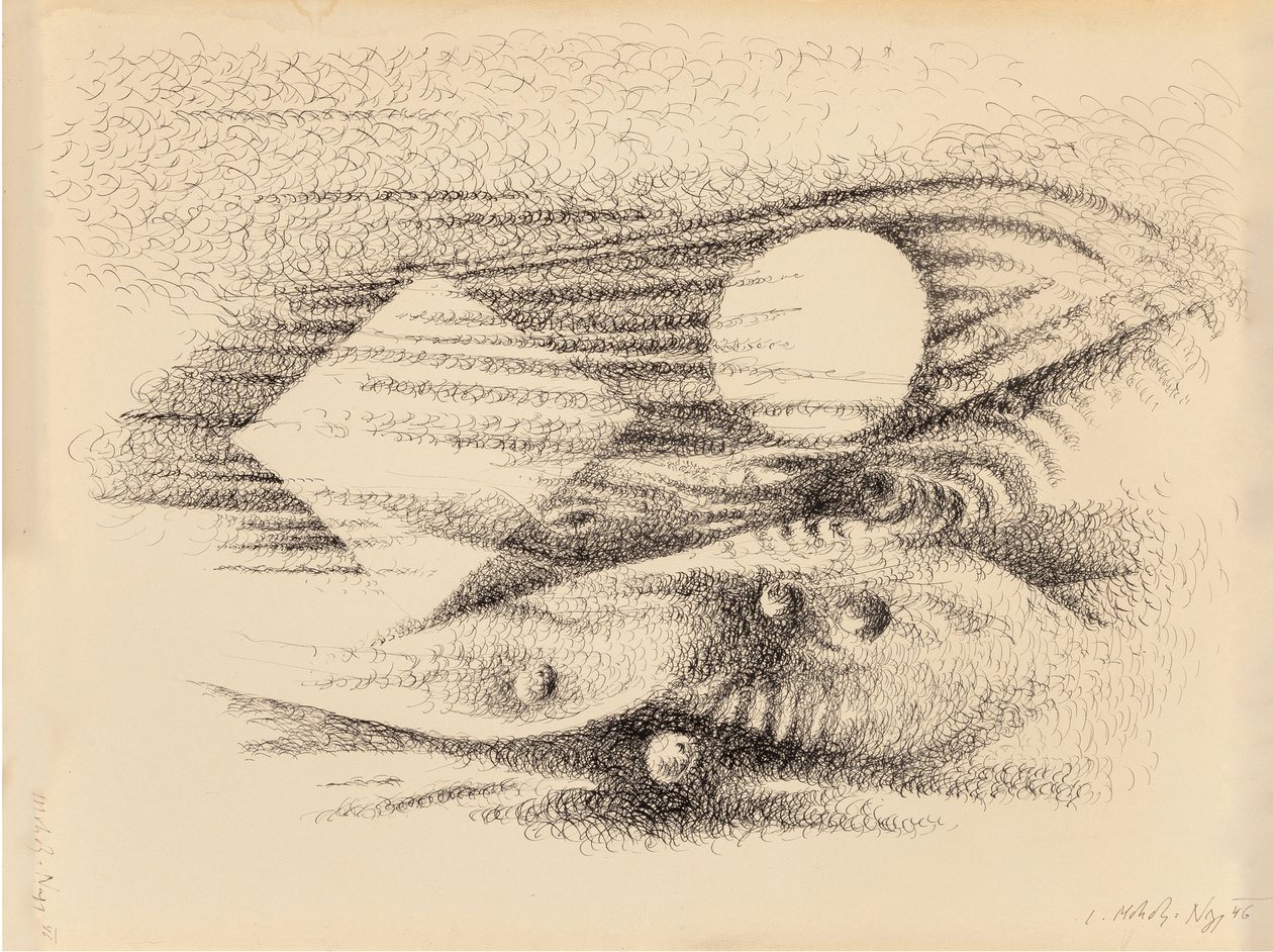 Rytmická vlna, 1946. od Laszlo Moholy Nagy