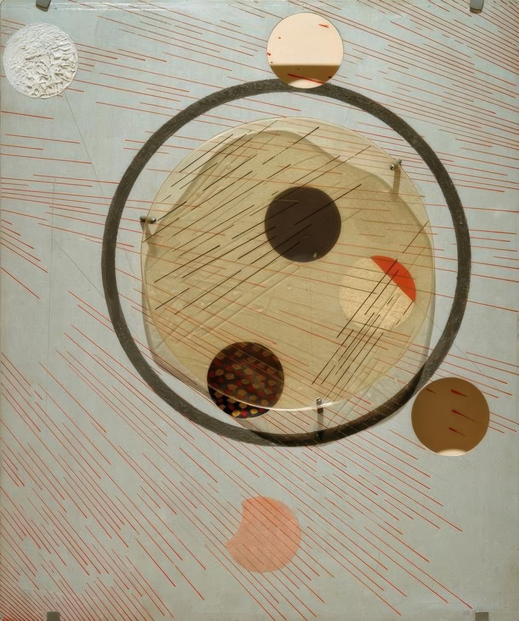 Experiment vesmírného modulátoru, hliník 5 od Laszlo Moholy Nagy