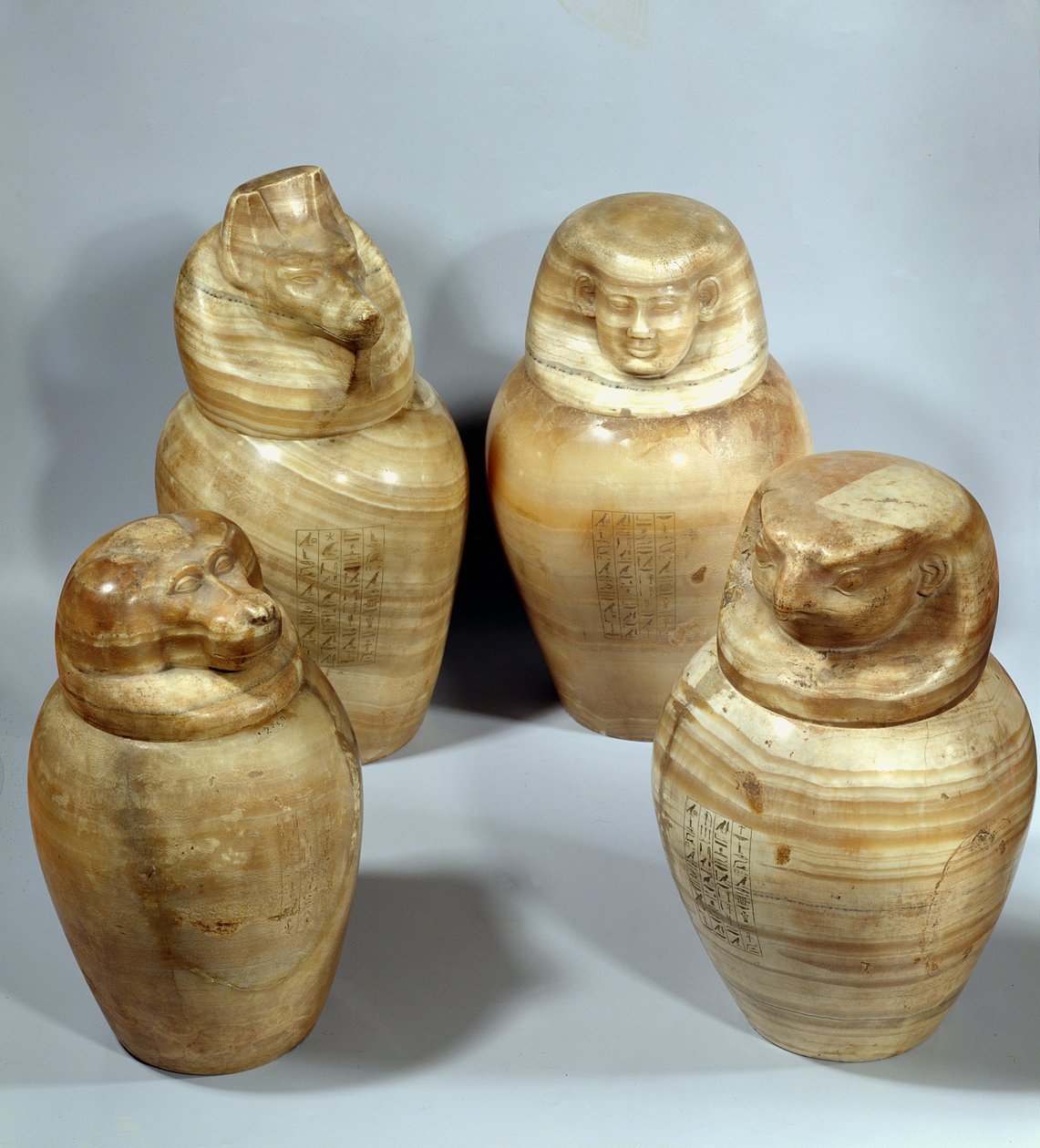 Canopic sklenice her-er-a, site (humr) od Late Period Egyptian