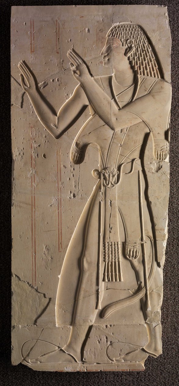 Mentuemhat v církevním oděvu, kolem 667-647 př.nl od Late Period Egyptian