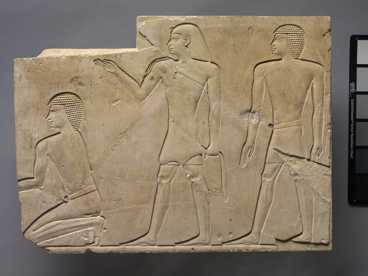 Kněží provádějící pohřební obřady, c.667-647 př.nl od Late Period Egyptian