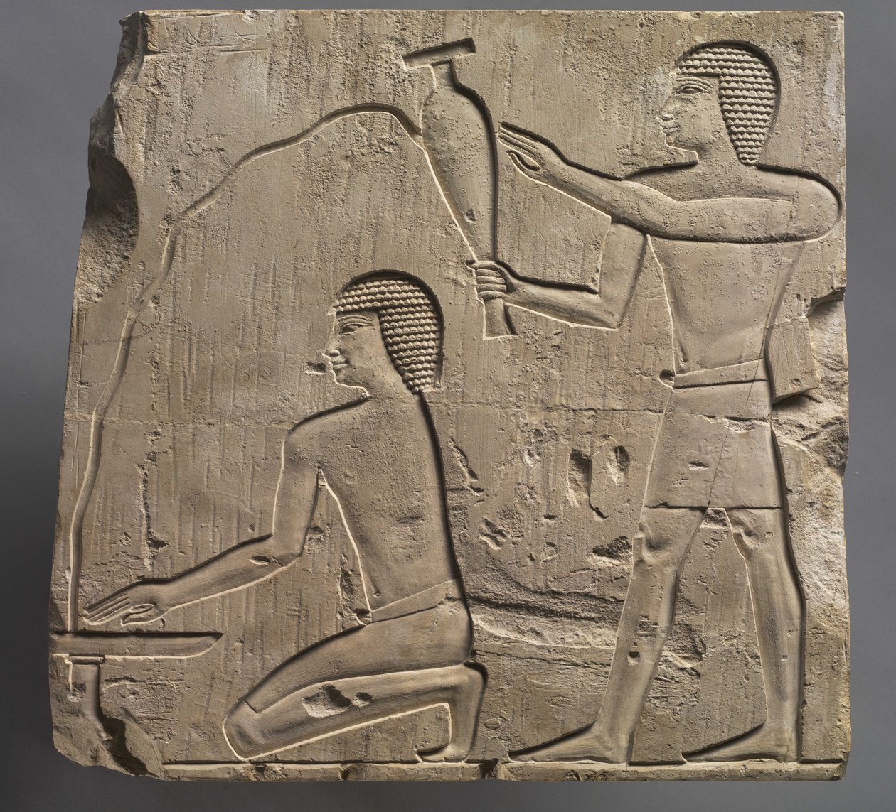 Kněží provádějící pohřební obřady, c.667-647 př.nl od Late Period Egyptian
