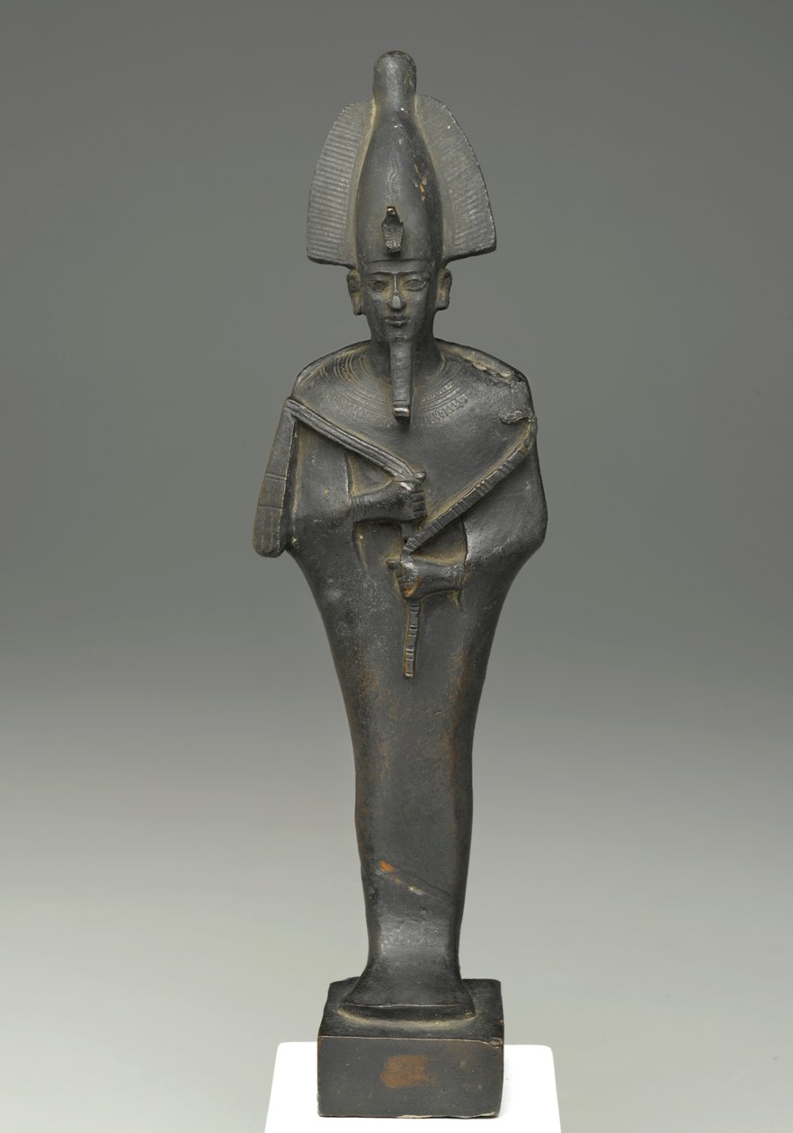 Stojící postava mumie Osiris, 664-332 př.nl (bronz) od Late Period Egyptian