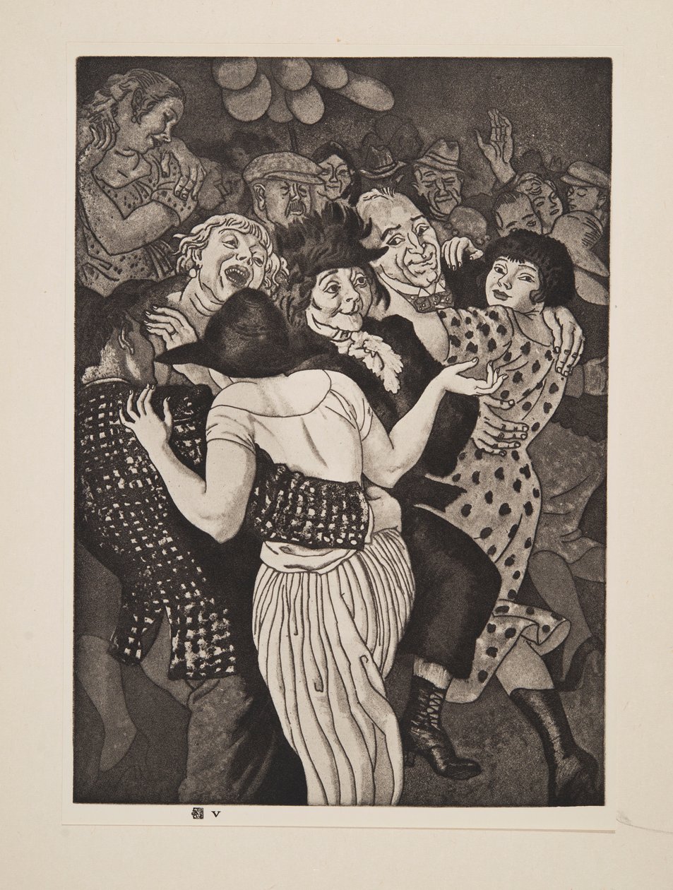 Nějaké prázdniny, hospoda. 1925. od Laura Knight