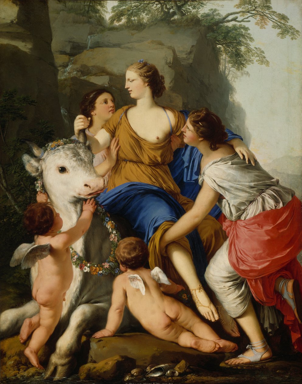 Znásilnění Evropy, 1644 od Laurent de la Hyre