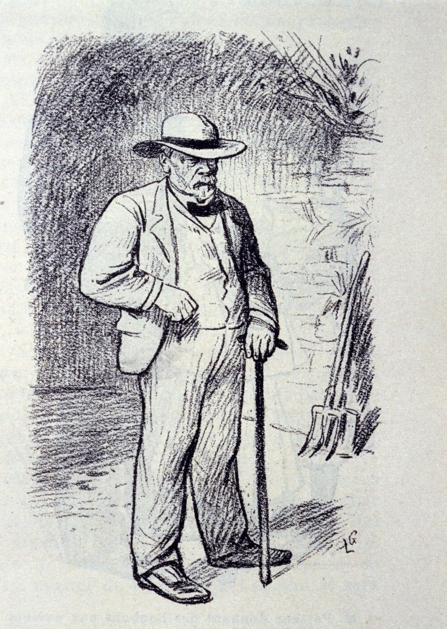 Portrét Louise Pasteura (1822-1895) v jeho majetku ve Villeneuve-l