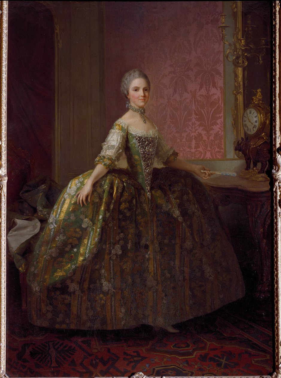 Portrét Marie Louise (Marie-Louise) od Bourbon Parme (Bourbon-Parme) (1751-1819) Malba Laurenta Pecheuxe (1729-1821). Florencie, palác Pitti od Laurent Pecheux