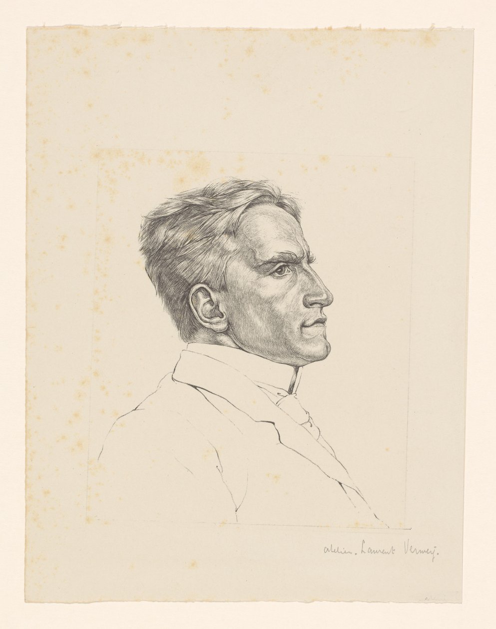 Portrét neznámého muže od Laurent Verwey van Udenhout (workshop of)