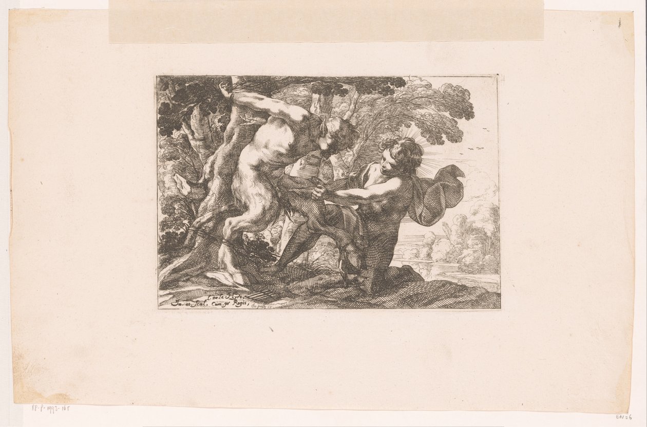Marsyas porodila Apolla od Laurent de La Hire
