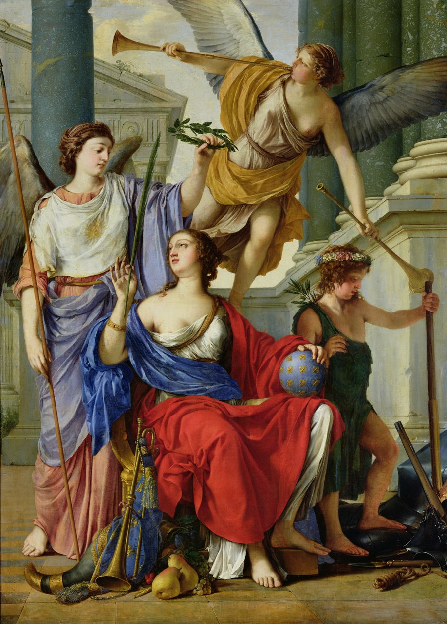 Alegorie regentství Anny Rakouské (1601-66) 1648 od Laurent de la Hyre