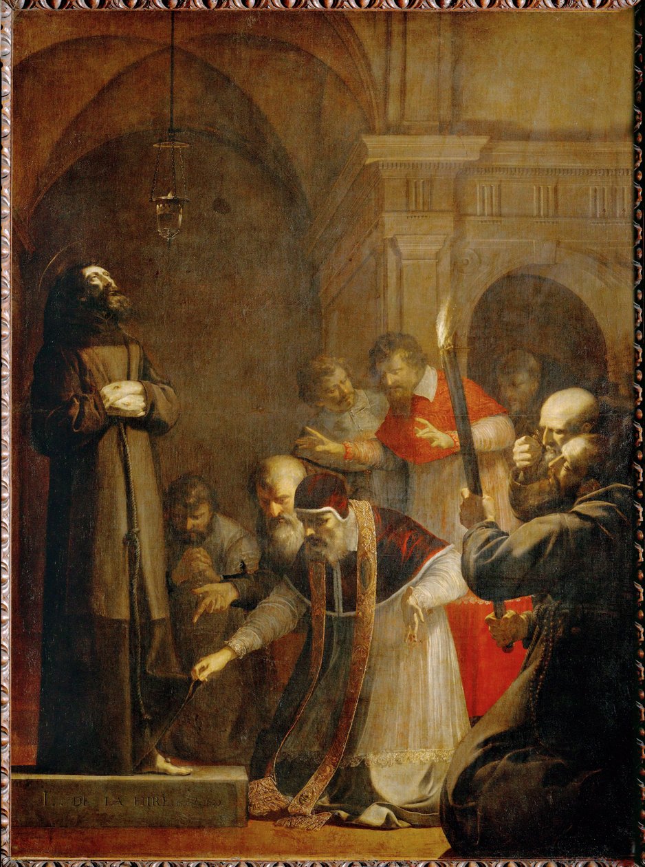 Papež Mikuláš V. v roce 1449... od Laurent de La Hire or La Hyre