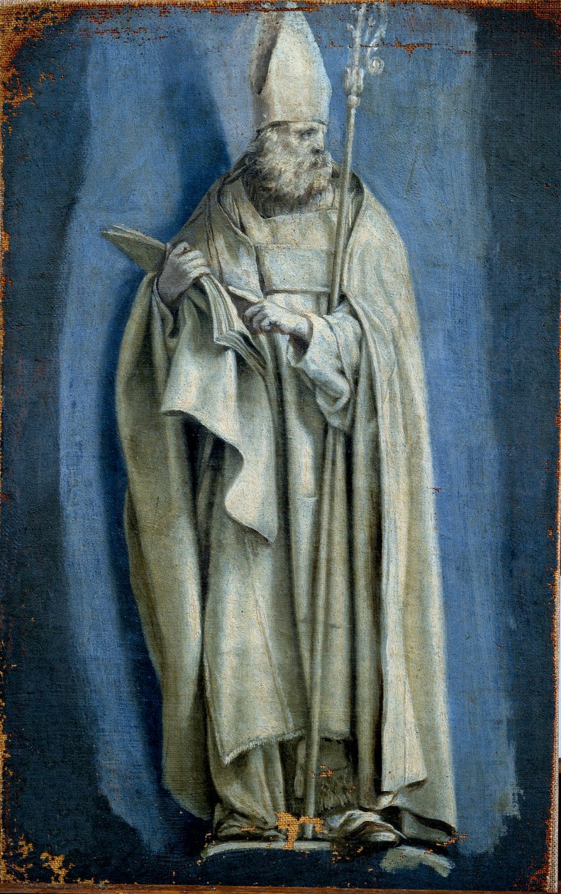 Portrét svatého Augustina. Kresba Laurenta De La Hyrea (1606-1656) od Laurent de la Hyre