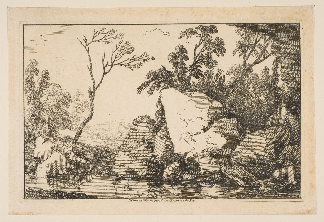 Mrtvý strom, 1640. od Laurent de la Hyre