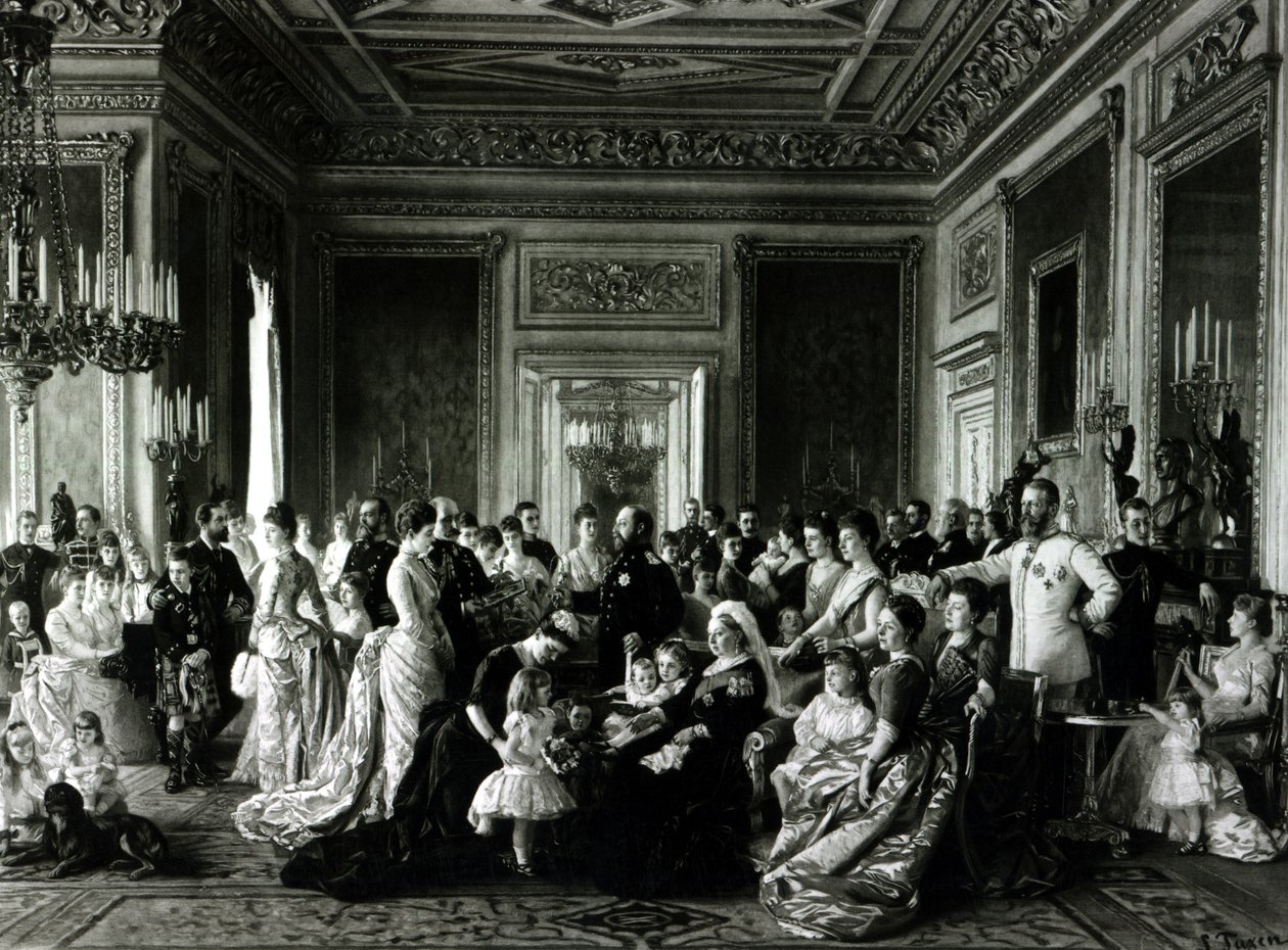 Rodina královny Viktorie, 1887 od Laurits Regner Tuxen