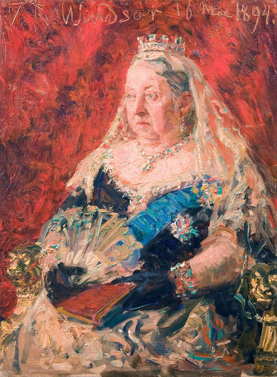 Portrét královny Viktorie od Laurits Regner Tuxen