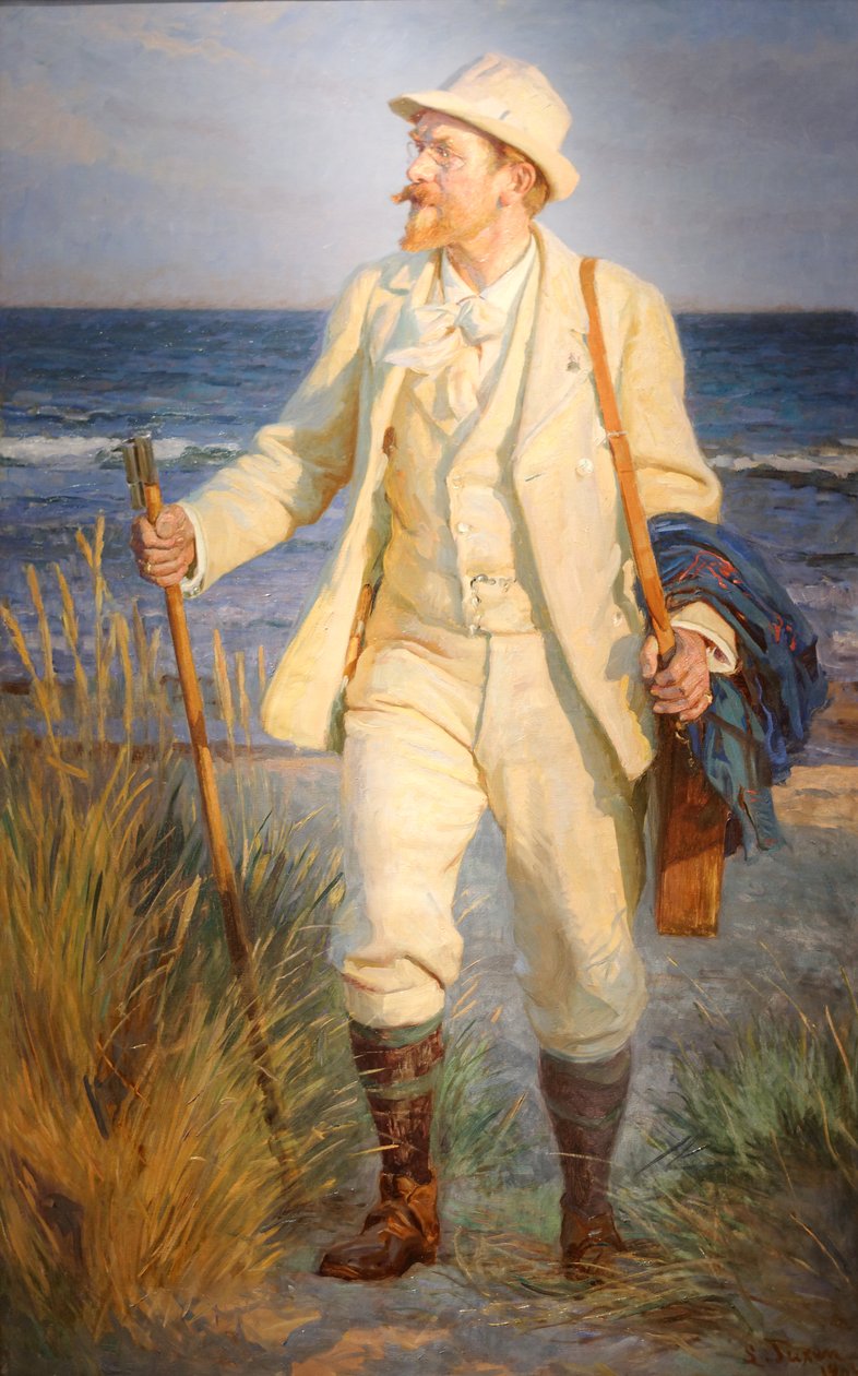 Portrét dánského malíře Pedera Severina Krøyera od Laurits Regner Tuxen