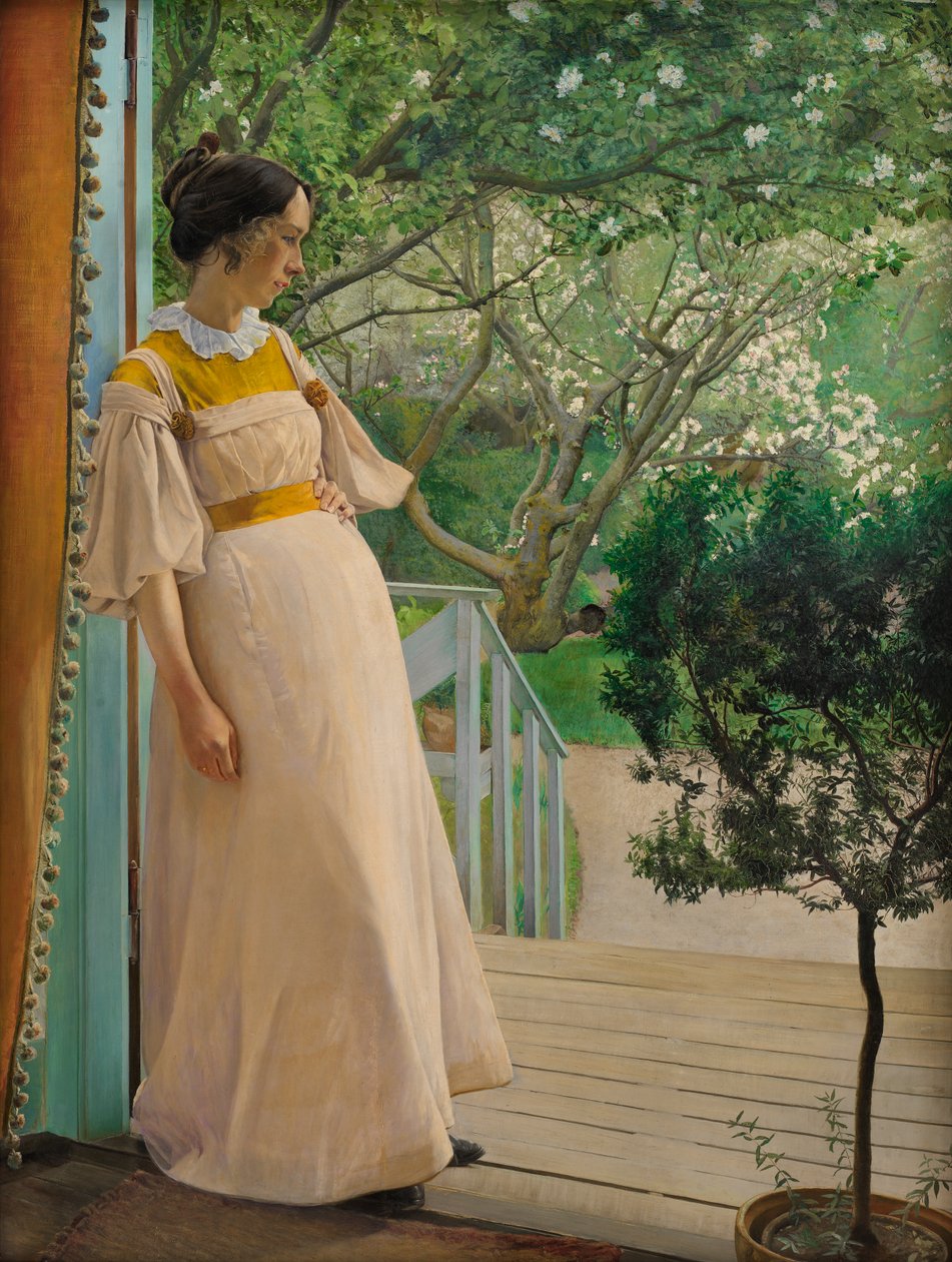Umělcova žena od Laurits Andersen Ring