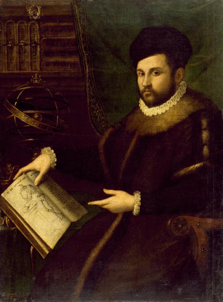 Italský lékař a lékař Girolamo Mercuriali od Lavinia Fontana