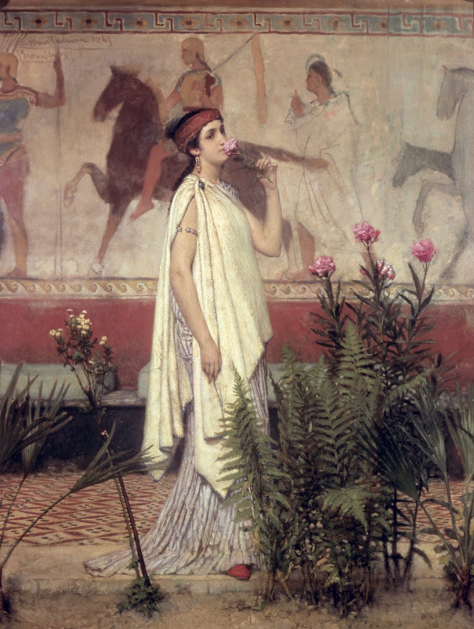 Řecká žena, 1869 od Lawrence Alma Tadema