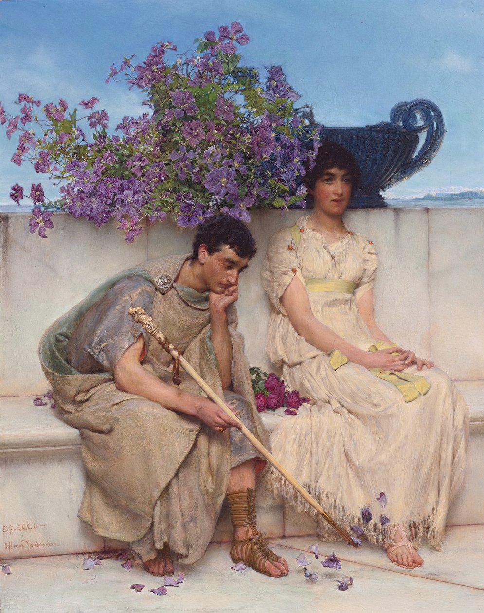 Výmluvné ticho od Lawrence Alma Tadema