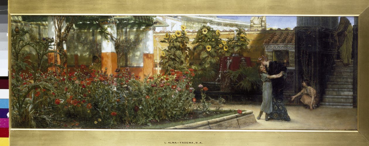 Roh římské zahrady, 1878 od Lawrence Alma Tadema