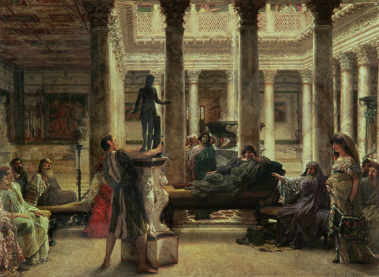 Milovník římského umění, 1870 od Lawrence Alma Tadema