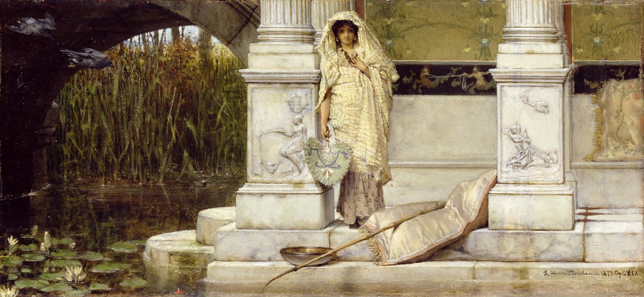 Roman Fisher Girl, 1873 od Lawrence Alma Tadema
