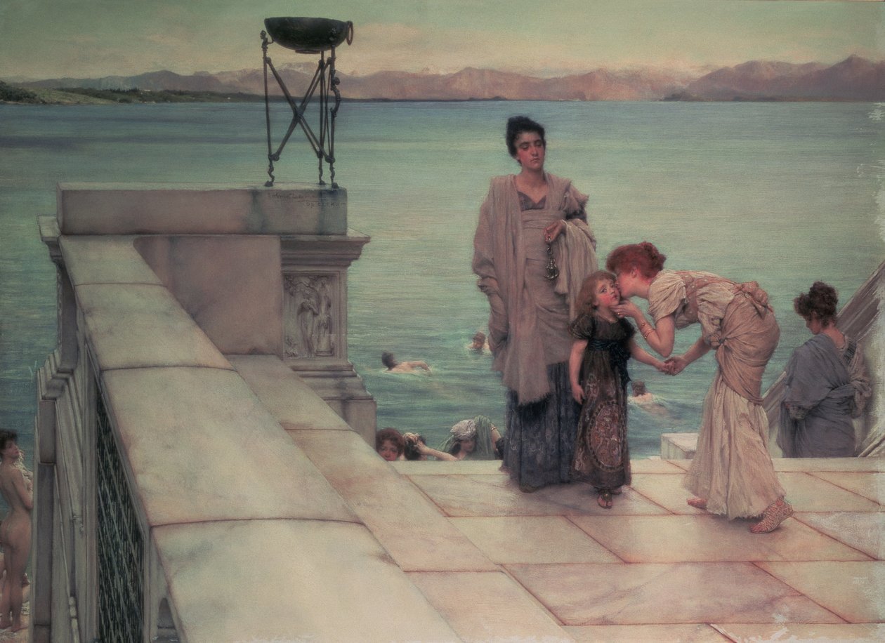 Polibek, 1891 od Lawrence Alma Tadema