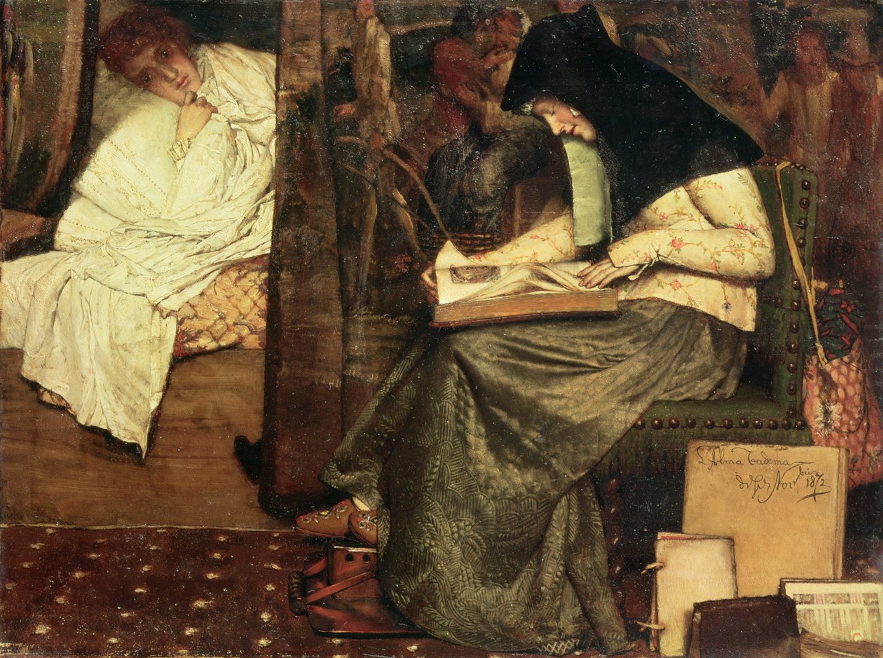 Zdravotní sestra od Lawrence Alma Tadema