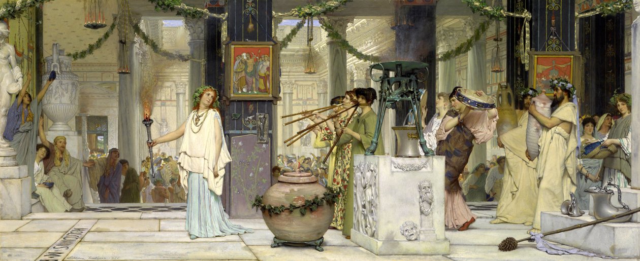 Vintage festival od Lawrence Alma-Tadema