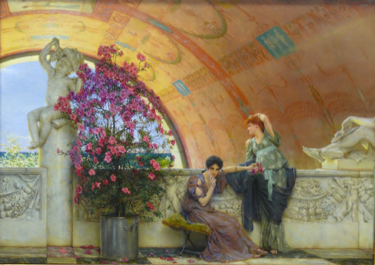Bezvědomí soupeři od Lawrence Alma Tadema