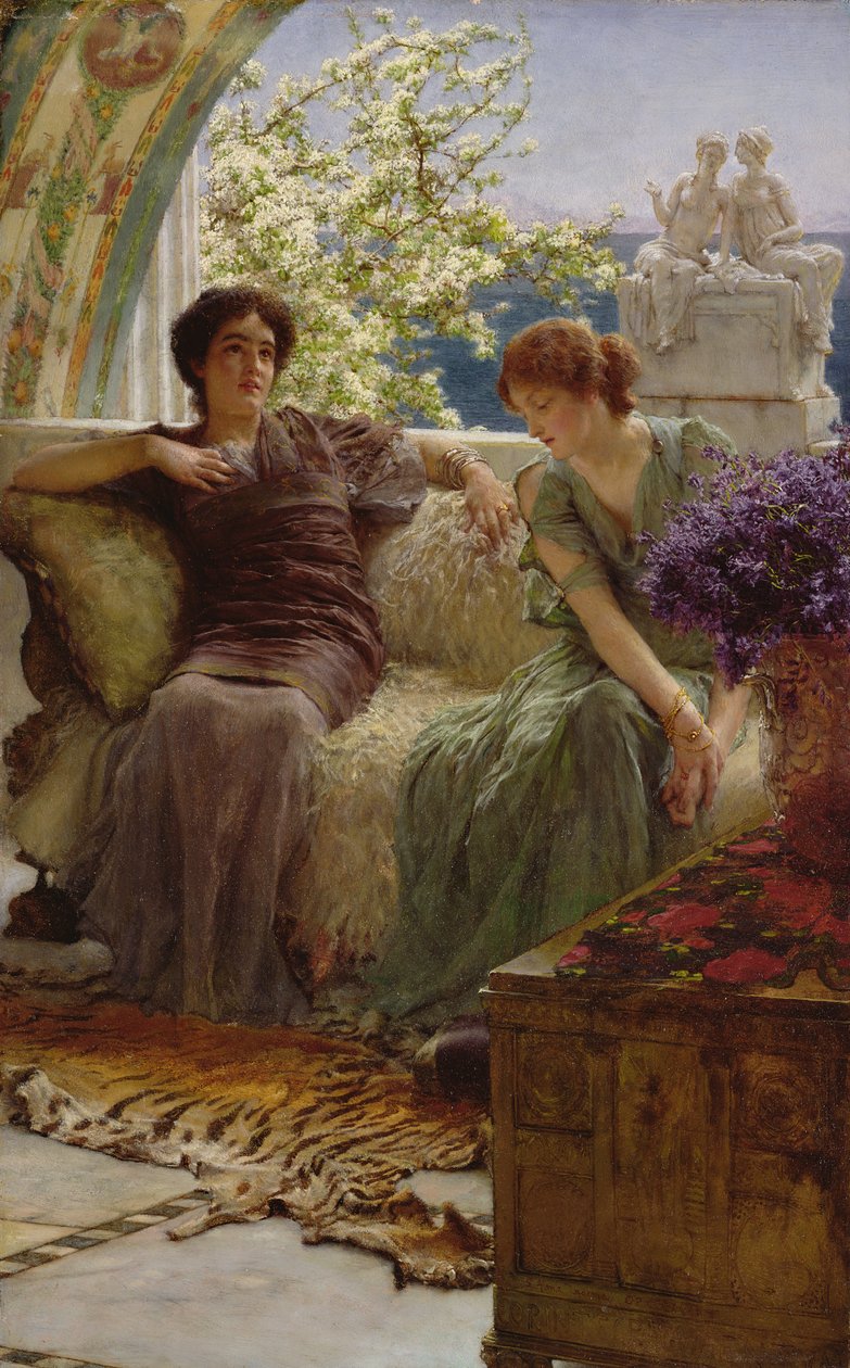 Nevítaná důvěra, 1895 od Lawrence Alma Tadema