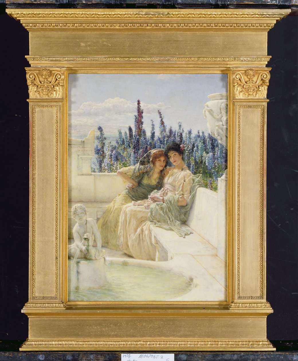 Šeptající poledne, 1896 (viz také 15061) od Lawrence Alma Tadema
