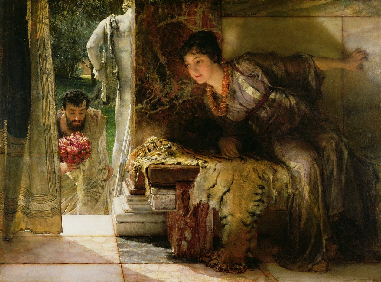 Welcome Footsteps, 1883 (viz také 15132) od Lawrence Alma Tadema