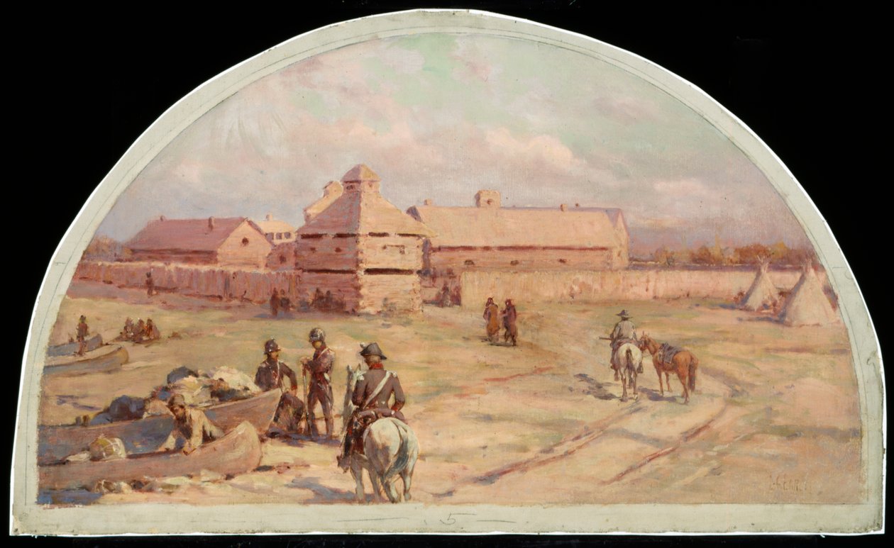 První pevnost Dearborn, 1803, 1900 od Lawrence Carmichael Earle