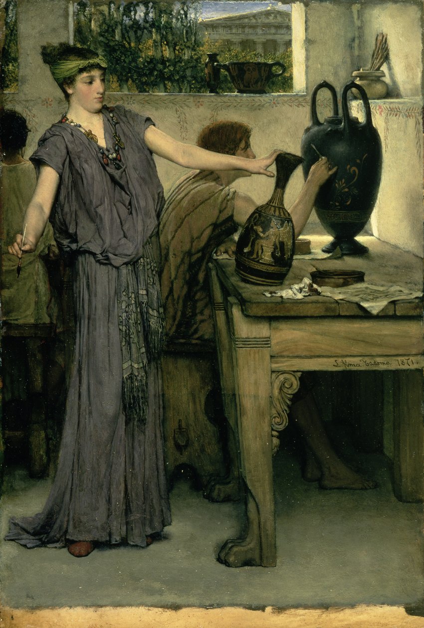 Etruští malíři váz od Lawrence Alma Tadema