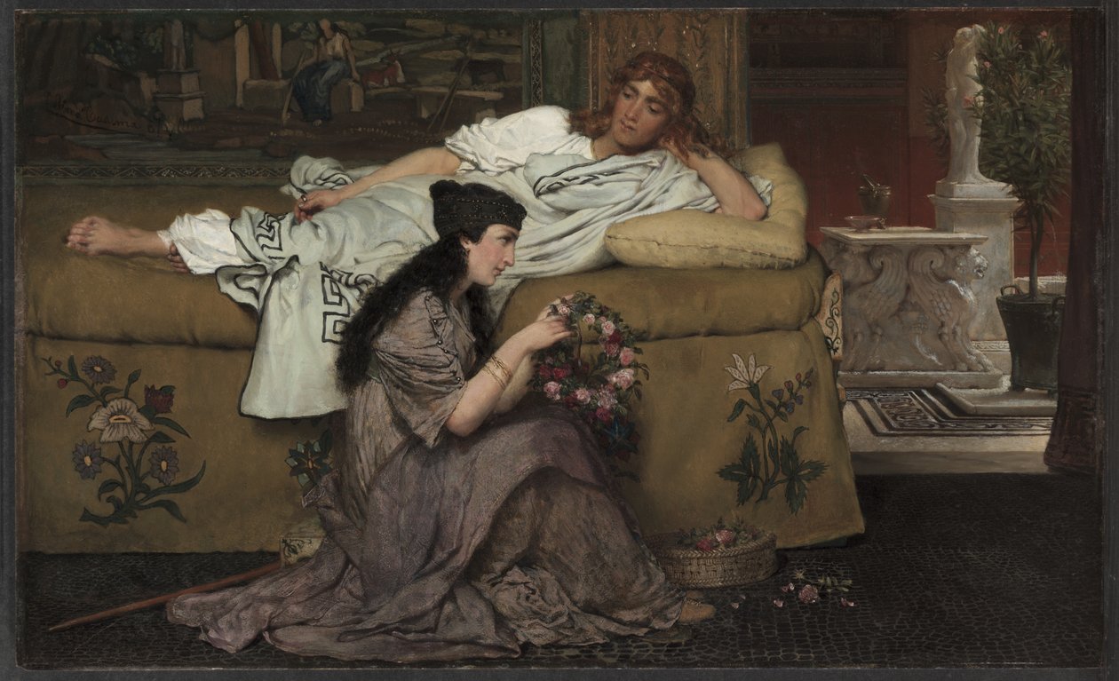 Glaucus a Nydia od Lawrence Alma-Tadema