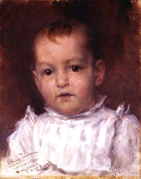 Portrét mistra Johna Alfreda Parsonse Milleta od Lawrence Alma Tadema
