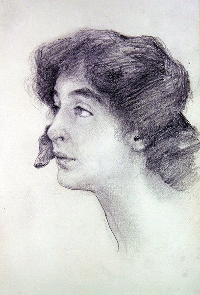 Portrét slečny Jamesové od Lawrence Alma Tadema