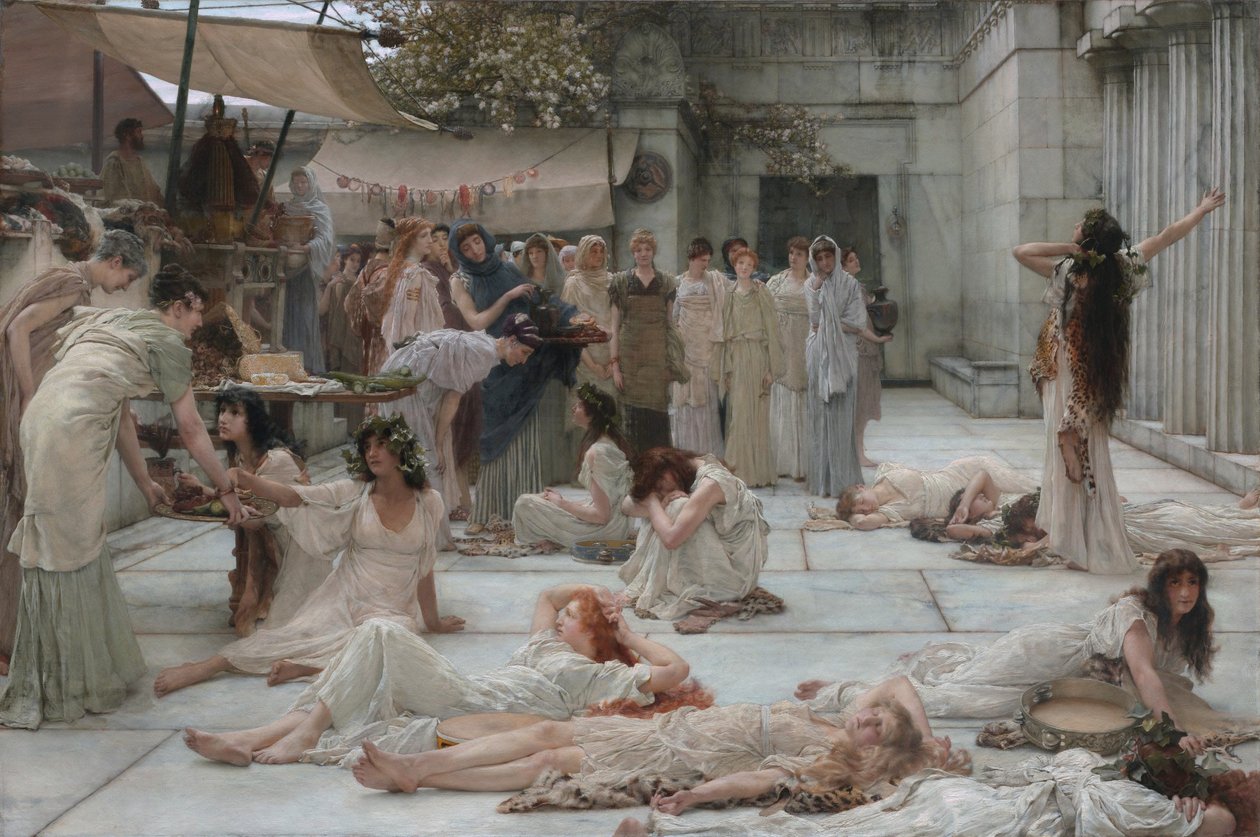 Ženy z Amfissy od Lawrence Alma-Tadema