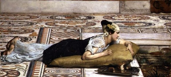 Vodní mazlíčci od Lawrence Alma Tadema