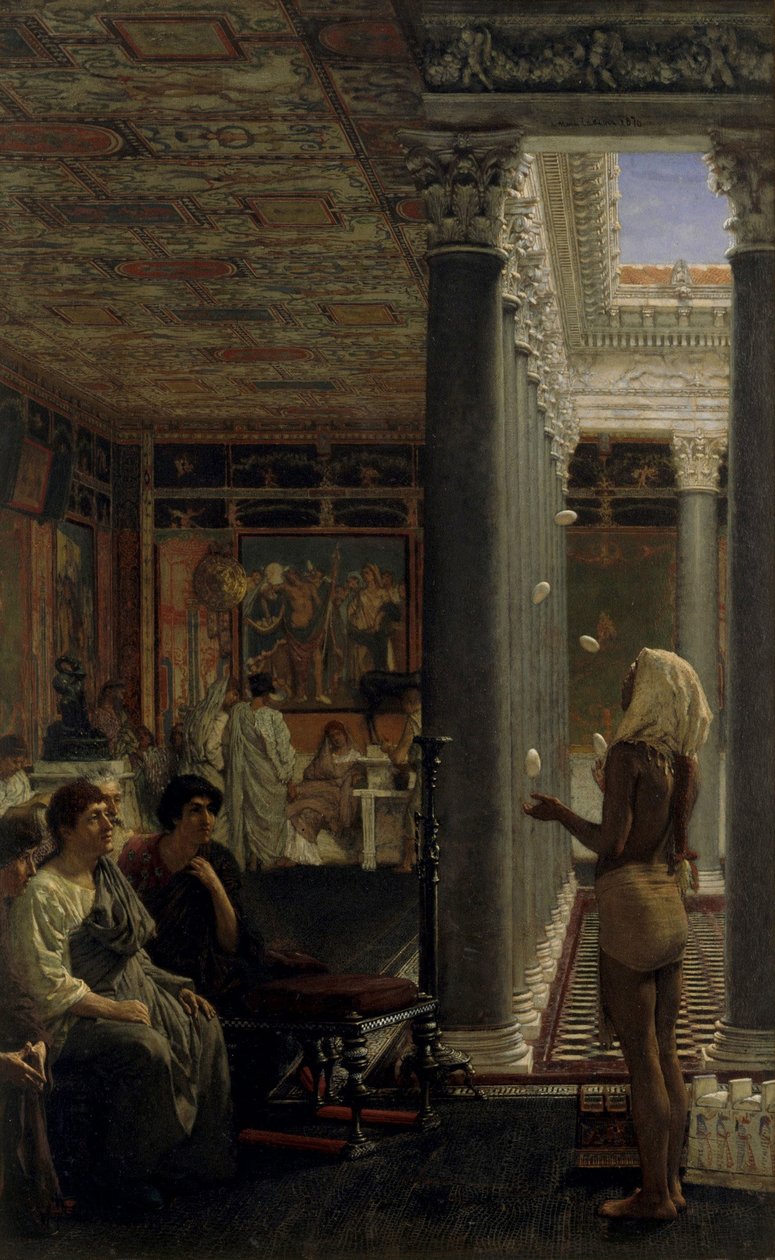 Žonglér od Lawrence Alma Tadema