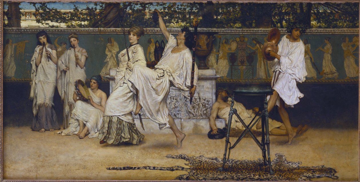 Bacchanal, 1871 od Lawrence Alma Tadema