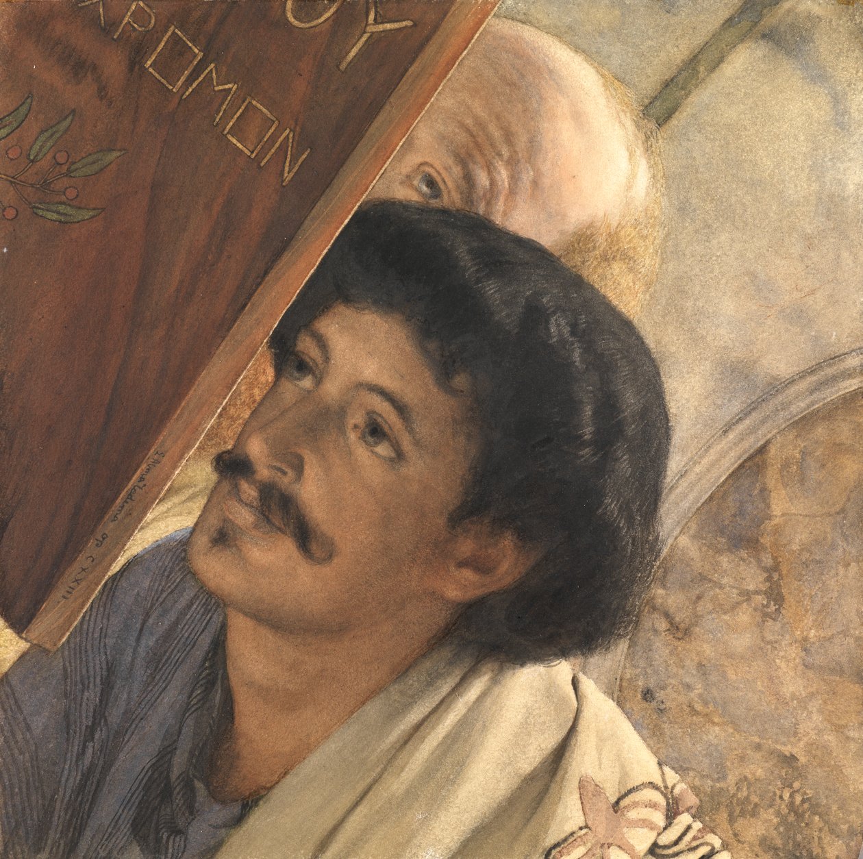 Charles Deschamps, s Henrym Wallacem při pohledu na, 1874 od Lawrence Alma Tadema