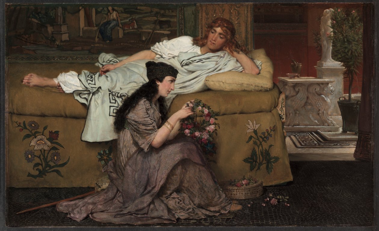 Glaucus a Nydia od Lawrence Alma Tadema