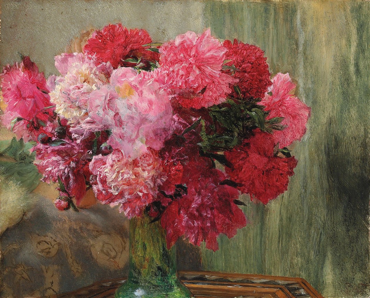 Japonské pivoňky od Lawrence Alma Tadema