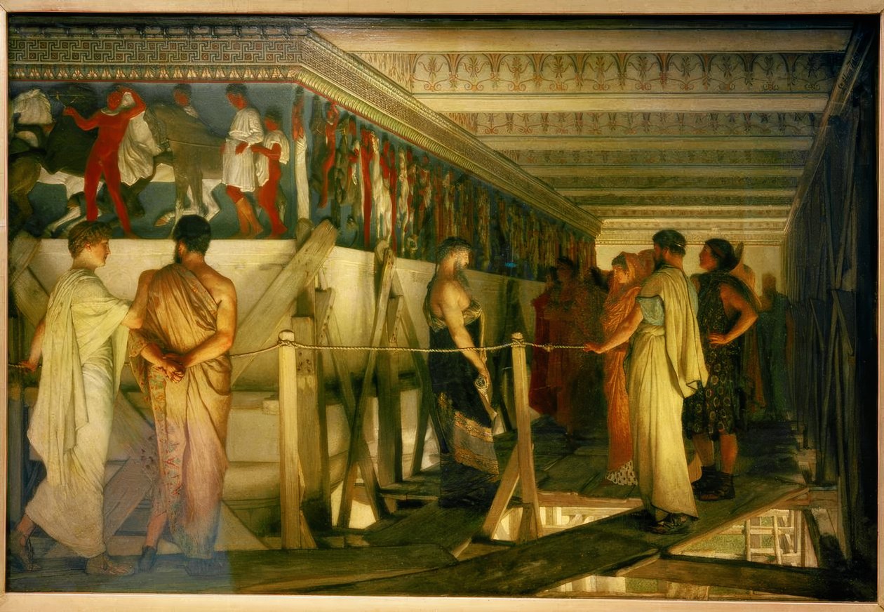 Phidias a parthenonský vlys od Lawrence Alma Tadema