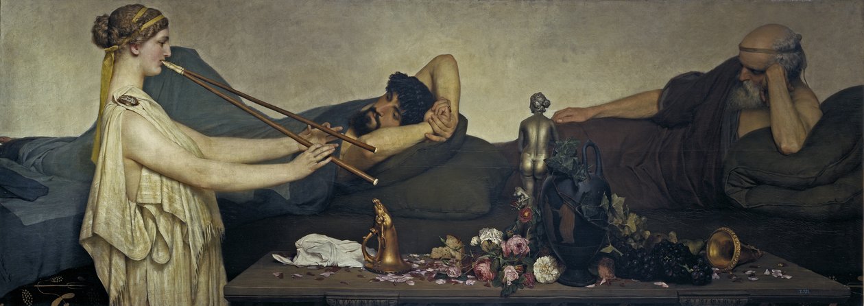Pompejská scéna nebo Siesta od Lawrence Alma Tadema